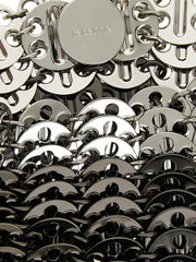 Paco Rabanne Silver Stainless Steel Shoulder Bag