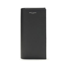 Saint Laurent Black Calf Leather Bos Taurus Wallet