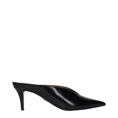 Stella McCartney Black Leather High Heel Pumps