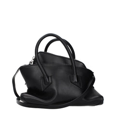 The Attico Black Leather Handbag