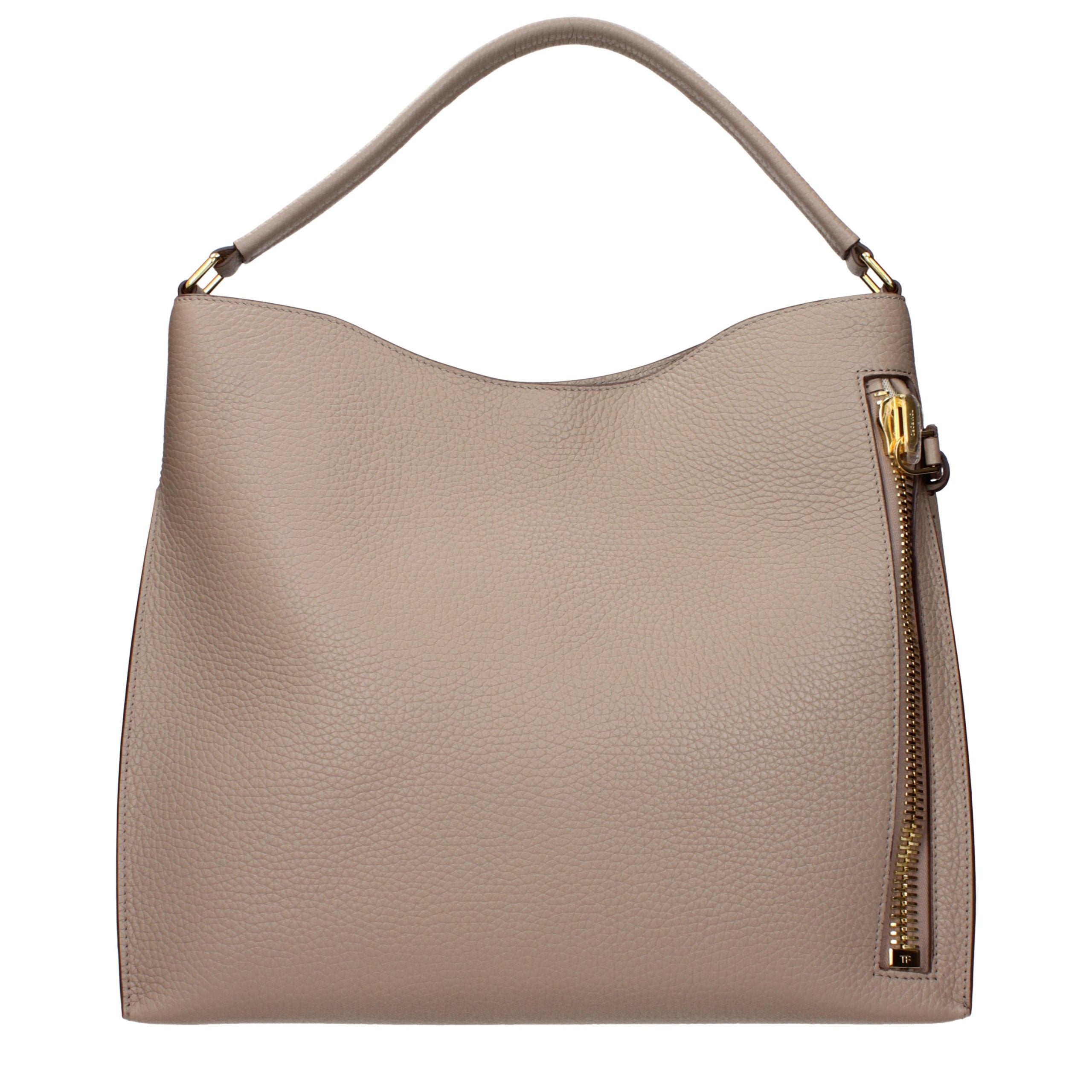 Tom Ford Beige Leather Handbag