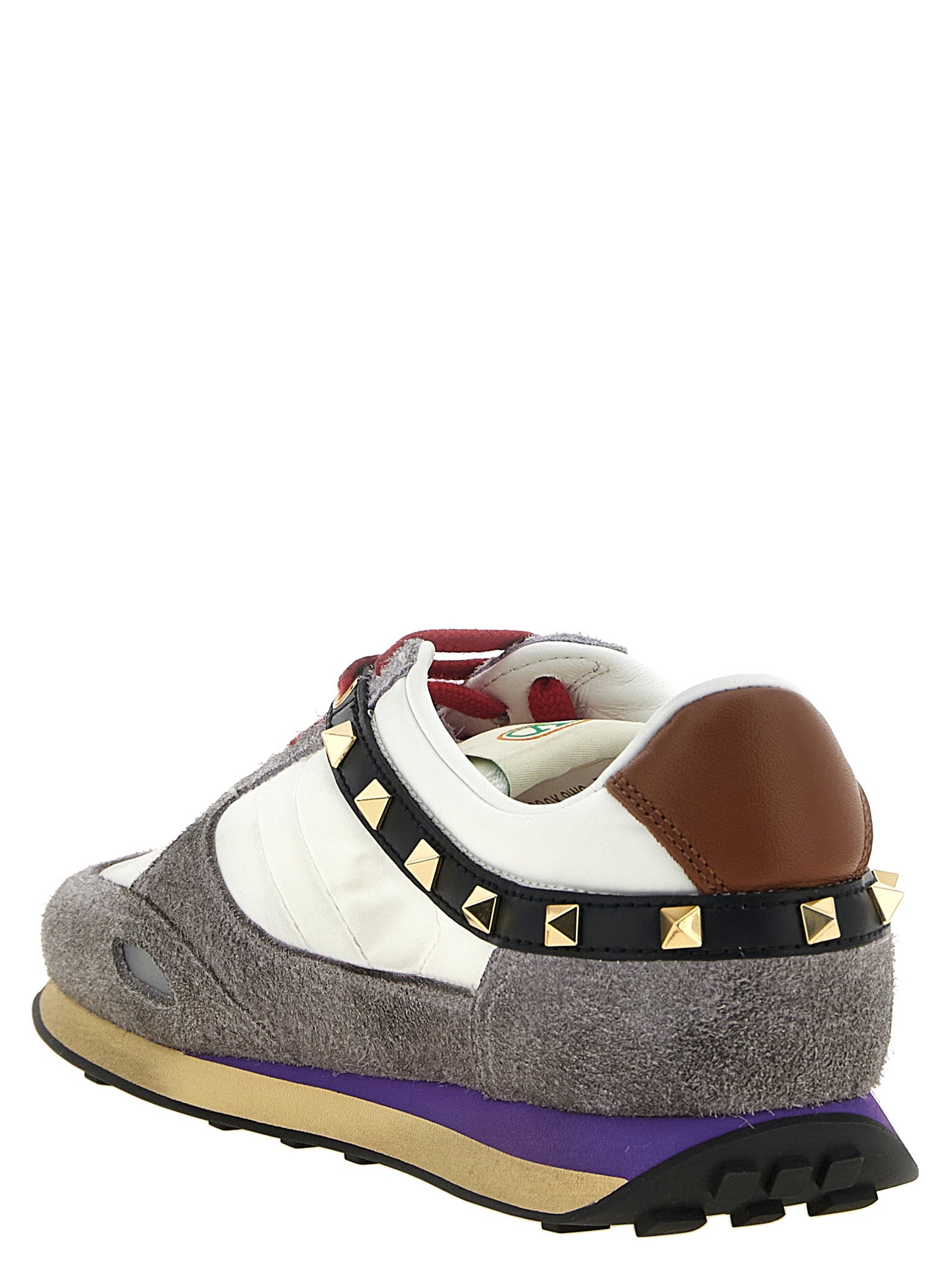 Valentino Garavani Multicolor Calfskin Athletic Sneakers