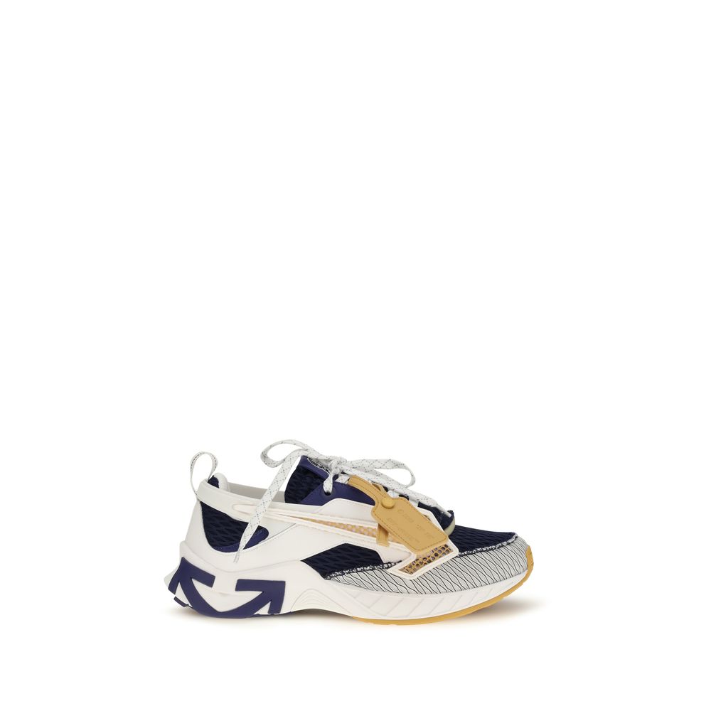 Off-White Multicolor Fabric Athletic Sneakers