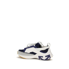 Off-White Multicolor Fabric Athletic Sneakers