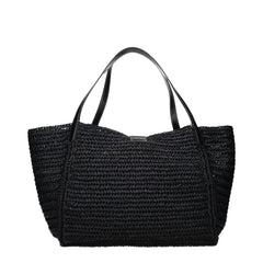 Tom Ford Black Raffia Shoulder Bag