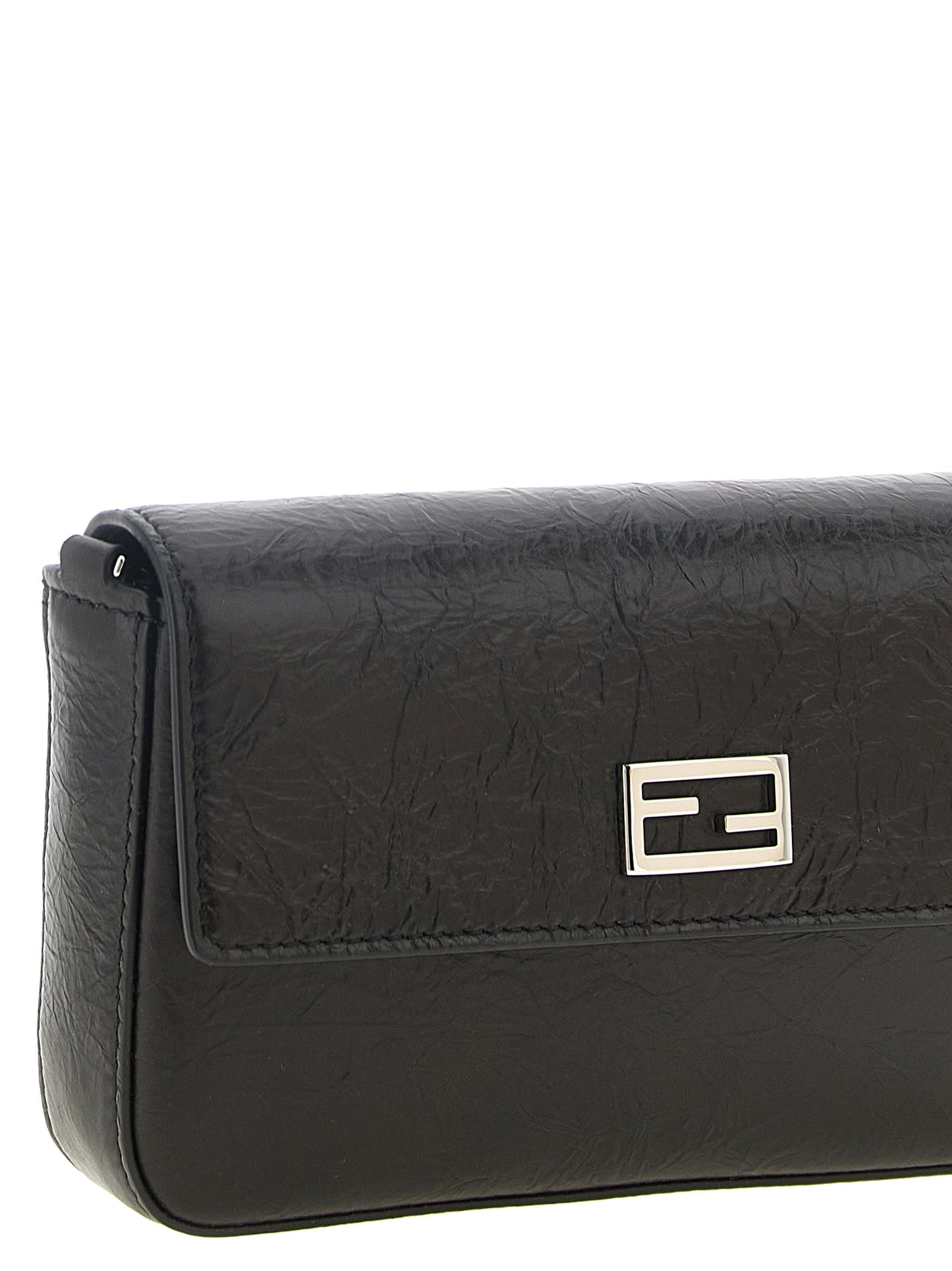 Fendi Black Calfskin Cardholder