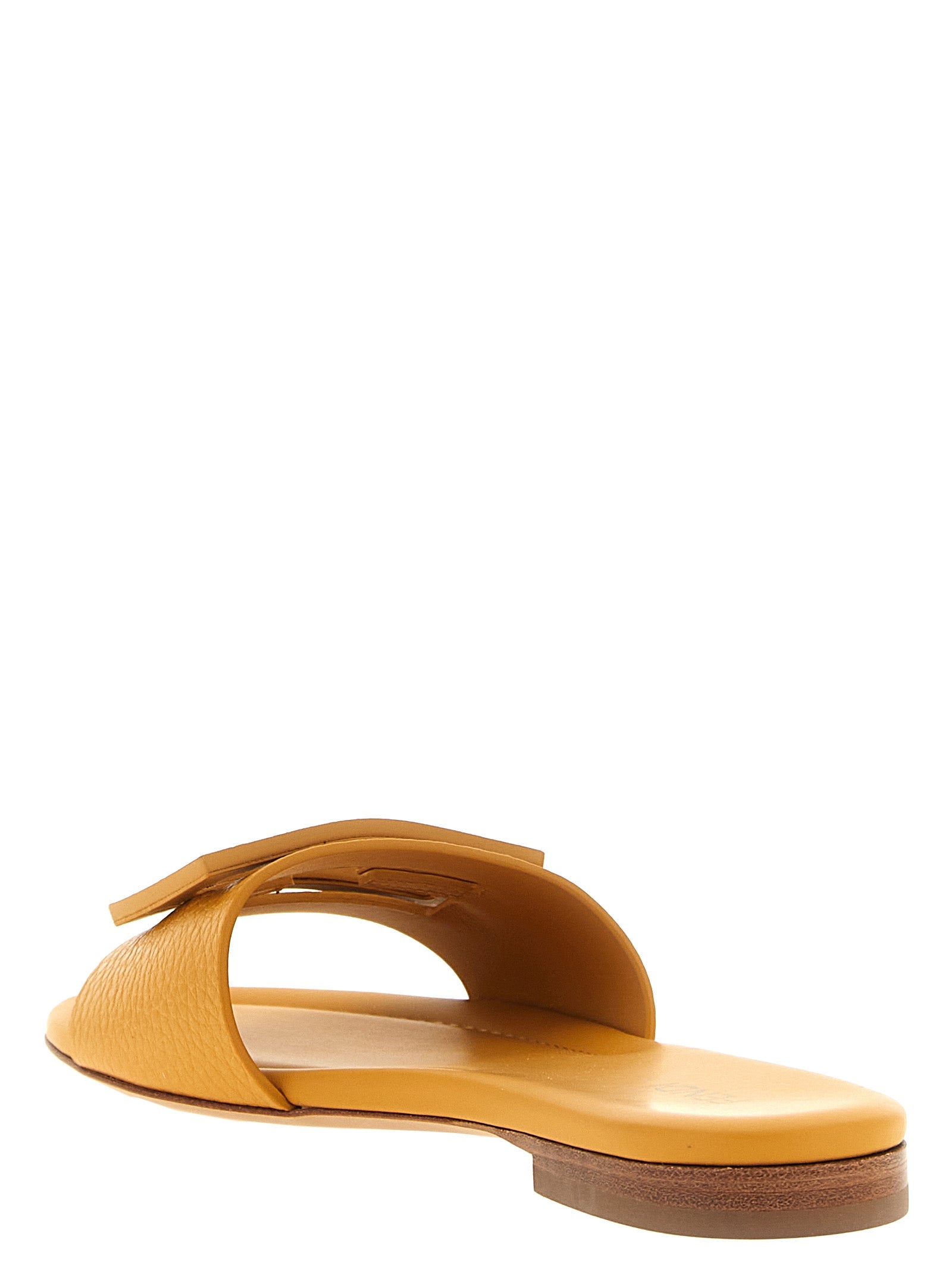 Fendi Multicolor Calfskin Slides