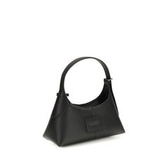 Marc Jacobs Black Calf Leather Bos Taurus Shoulder Bag