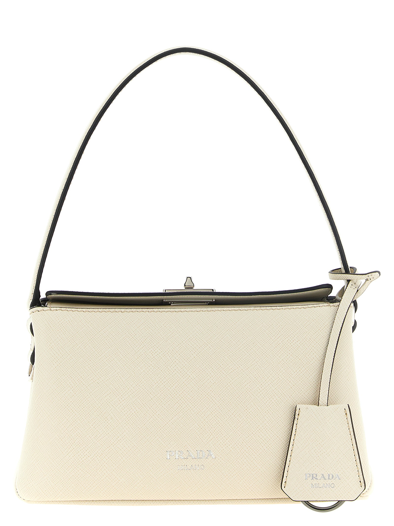 Prada White Calfskin Handbag