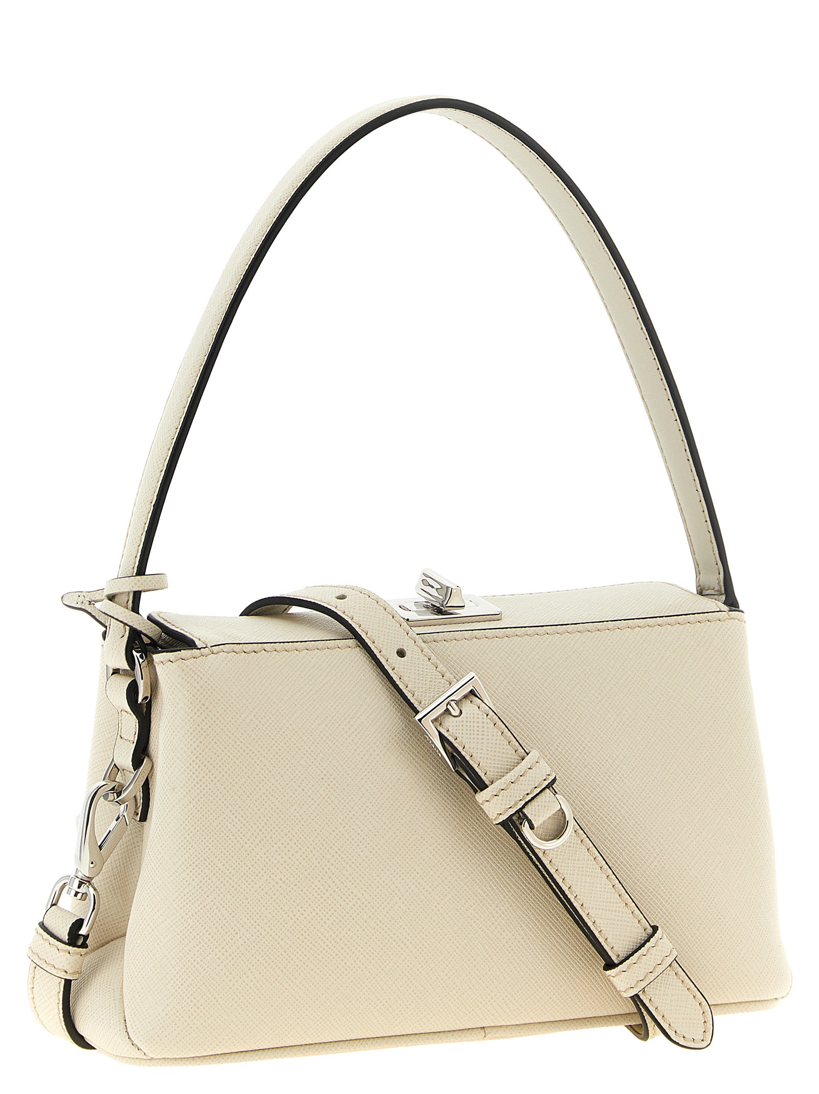 Prada White Calfskin Handbag