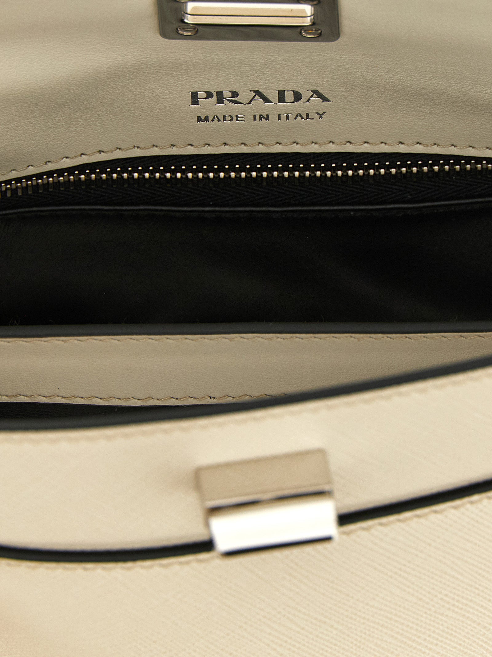 Prada White Calfskin Handbag
