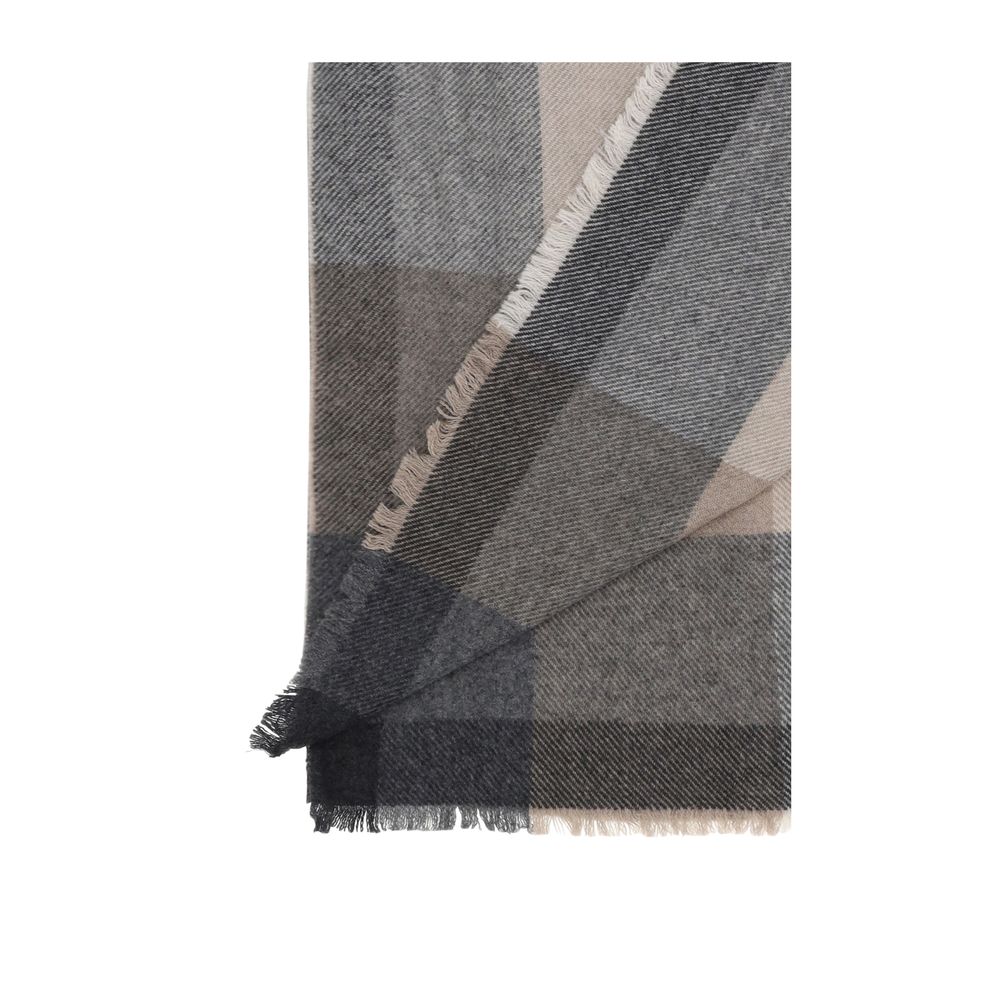 Brunello Cucinelli Multicolor Wool Scarf
