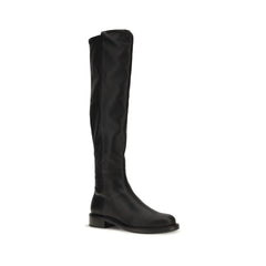Stuart Weitzman Black Napa Leather / Calf Bos Taurus Over The Knee