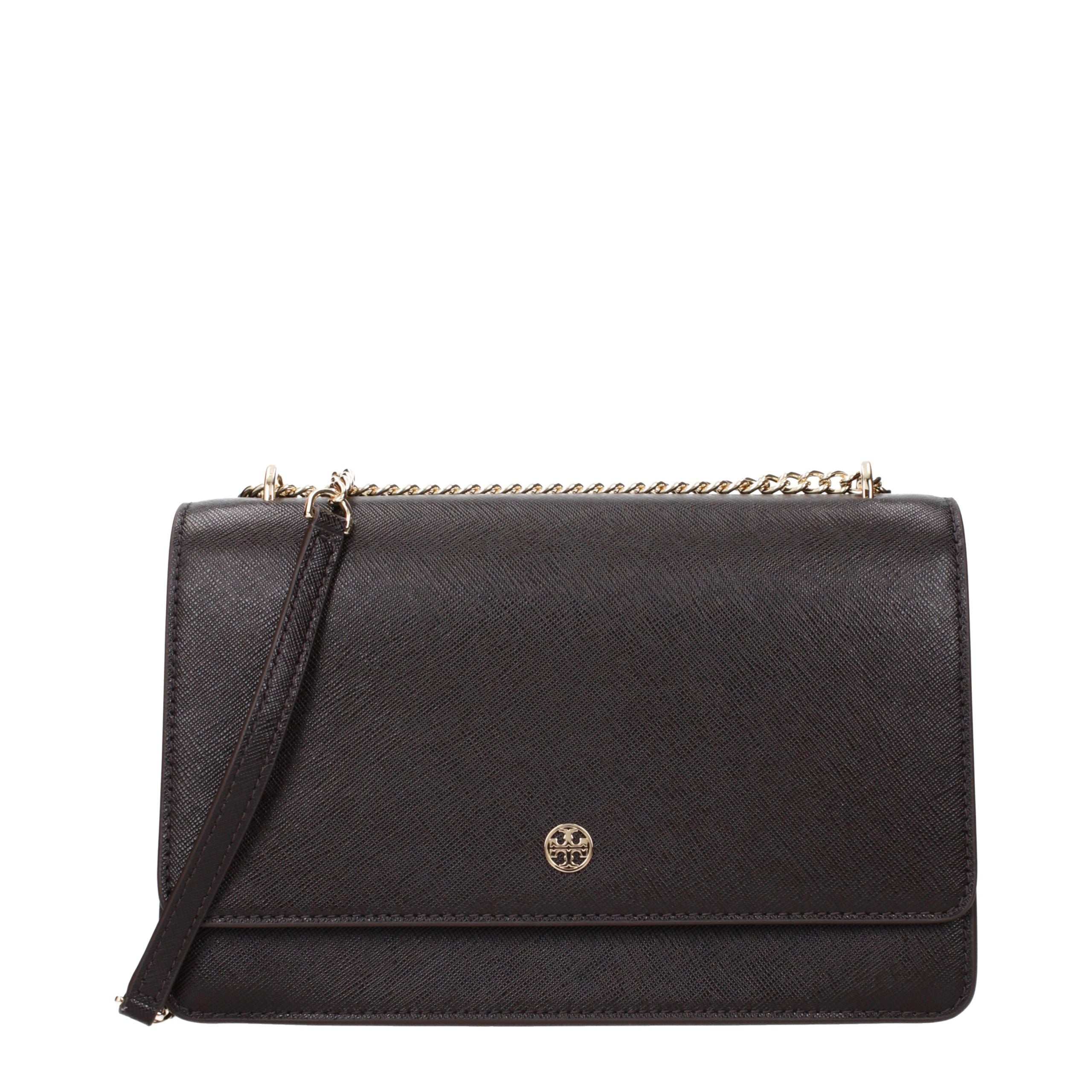 Tory Burch Brown Leather Crossbody Bag