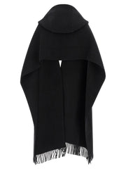 Brunello Cucinelli Black Wool Scarf