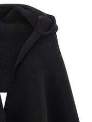 Brunello Cucinelli Black Wool Scarf