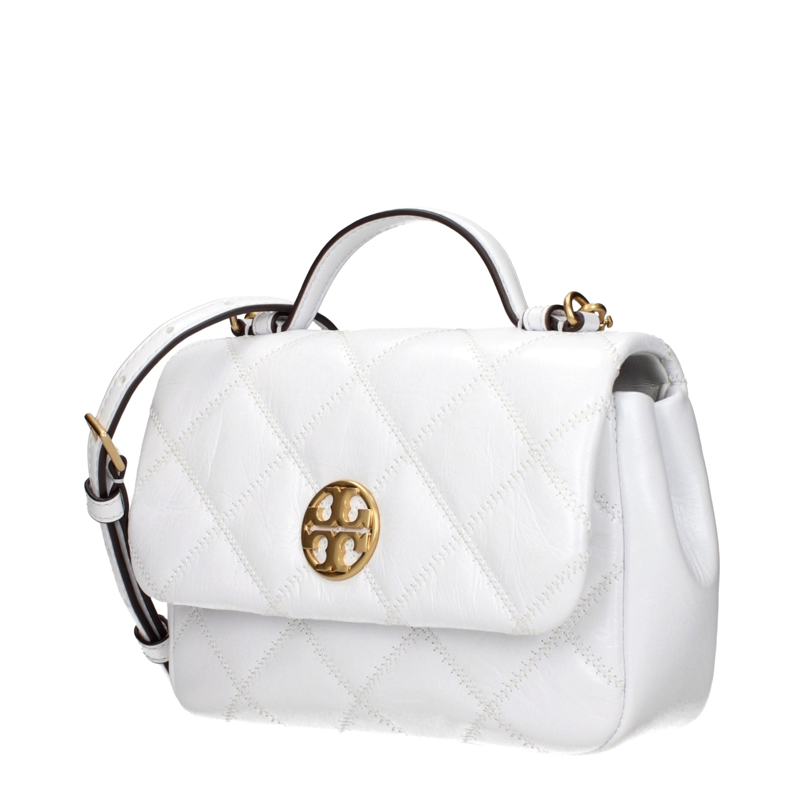Tory Burch White Leather Handbag