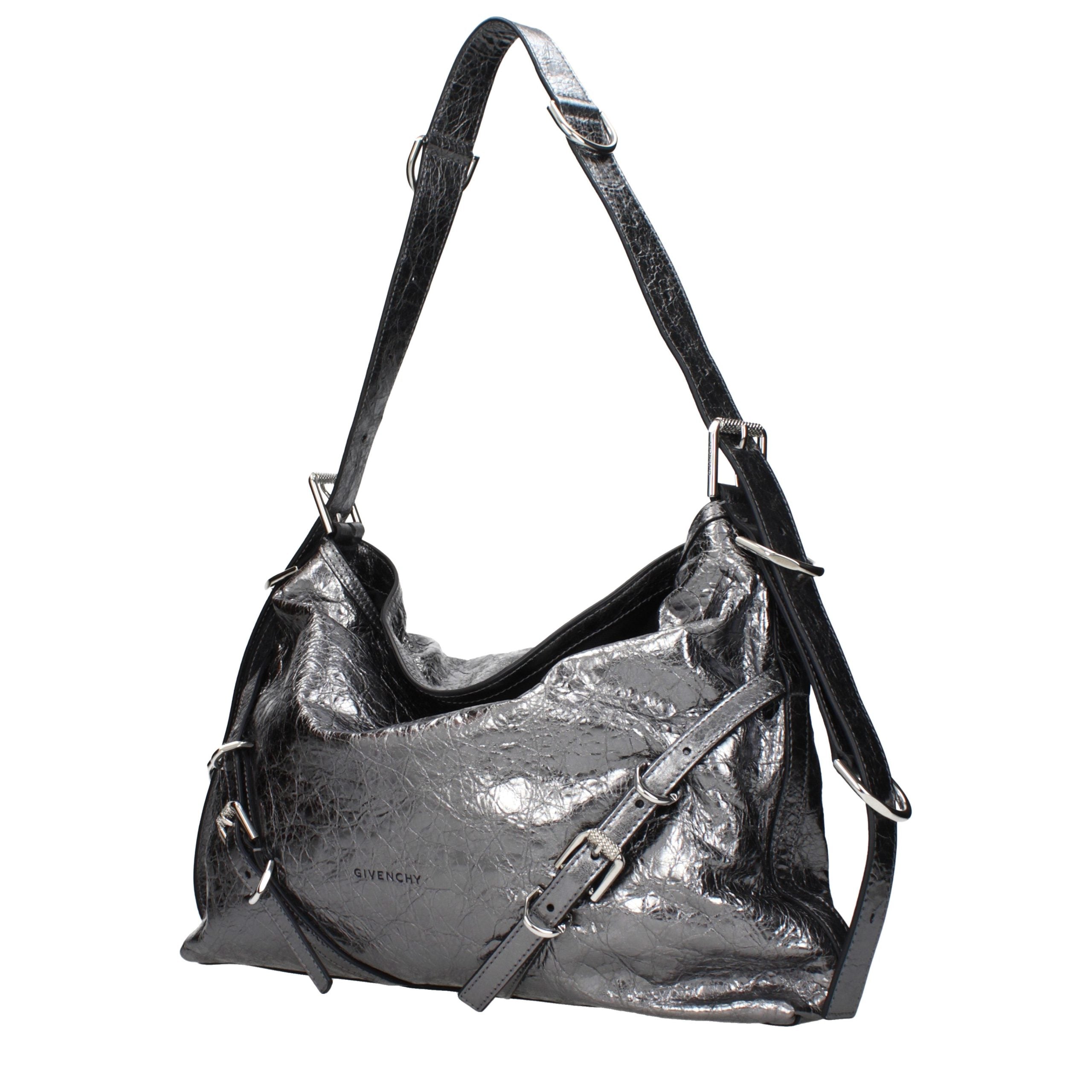 Givenchy Gray Leather Shoulder Bag