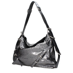 Givenchy Gray Leather Shoulder Bag