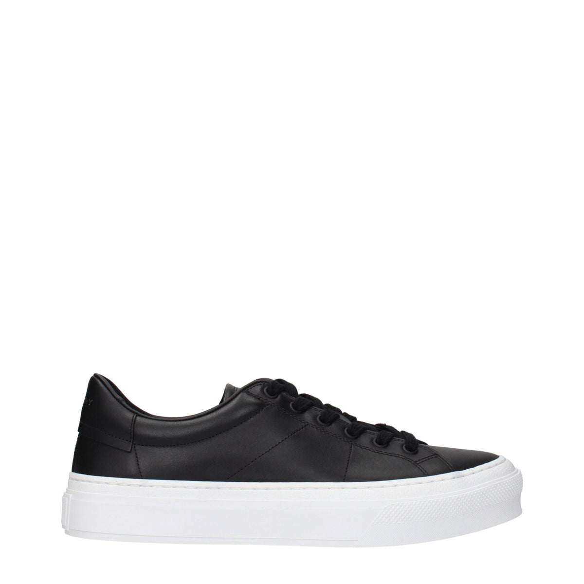 Givenchy Black Leather Low Top Sneakers