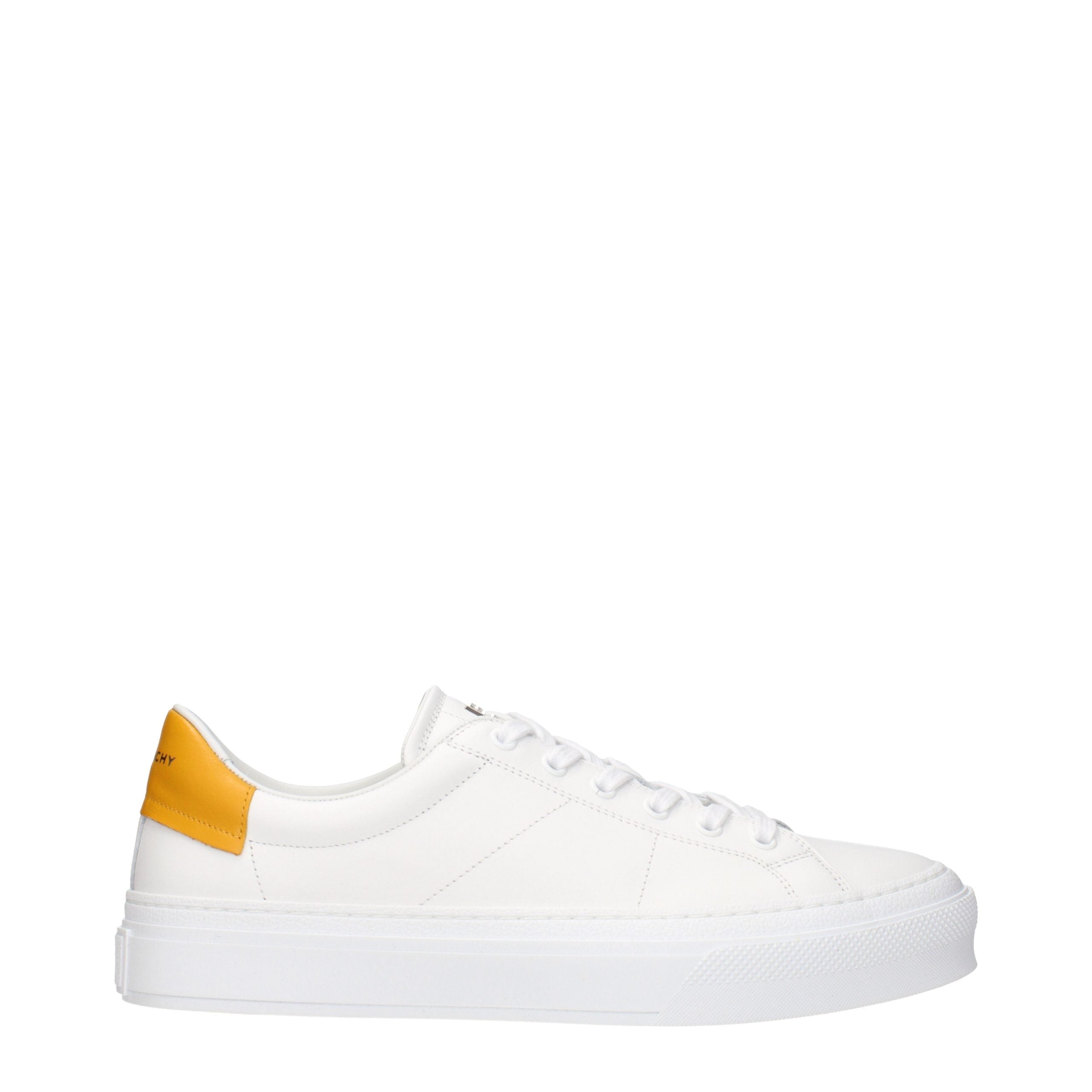 Givenchy White Leather Low Top Sneakers