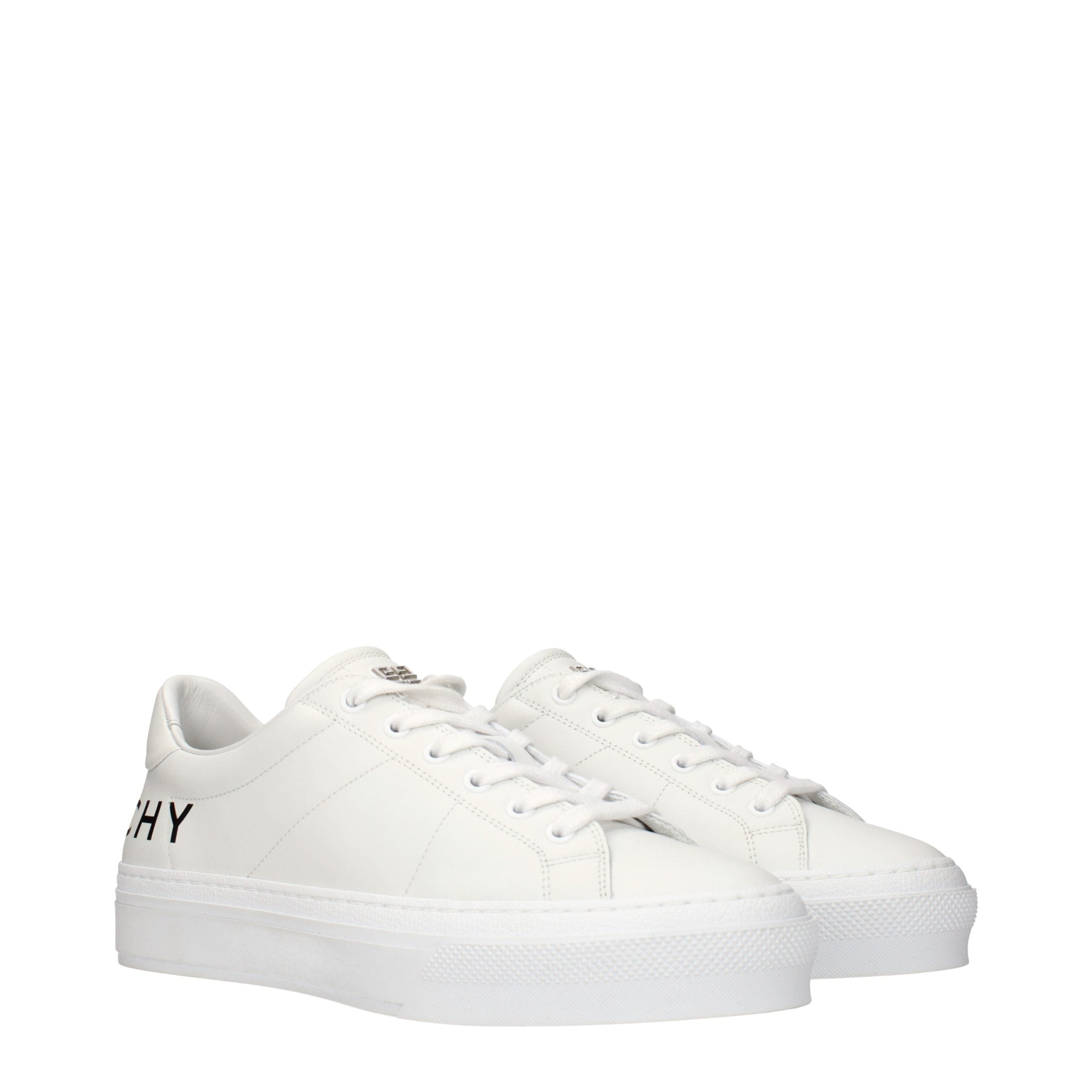 Givenchy White Leather Sneakers