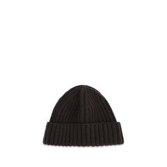 Prada Brown Wool Oves Aries Beanie