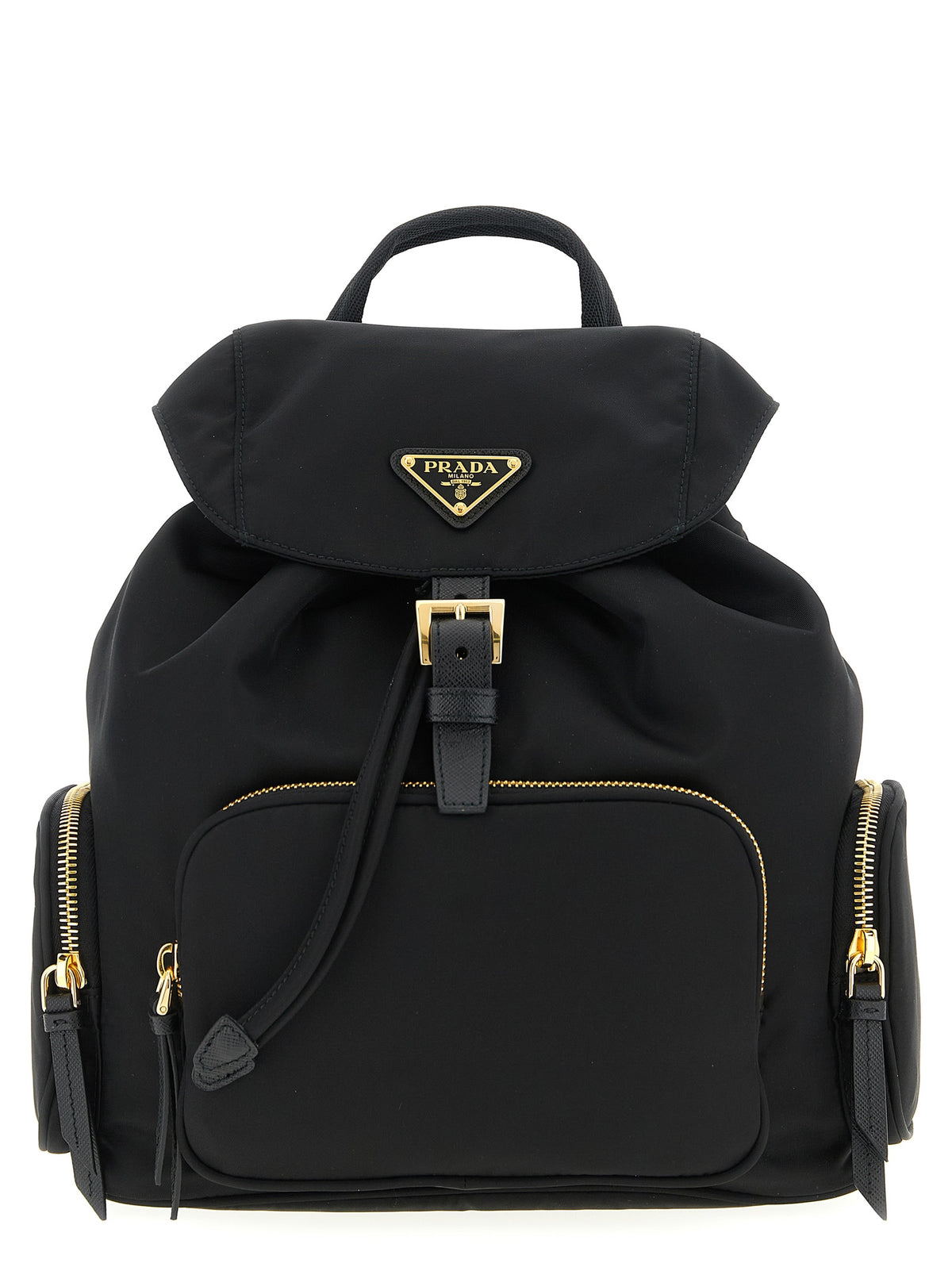 Prada Black Recycled Polyamide Backpack