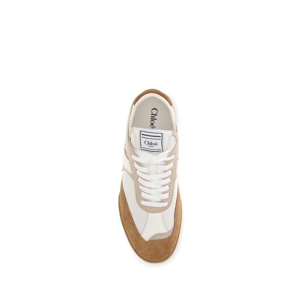 Chloé Brown Rubber Athletic Sneakers
