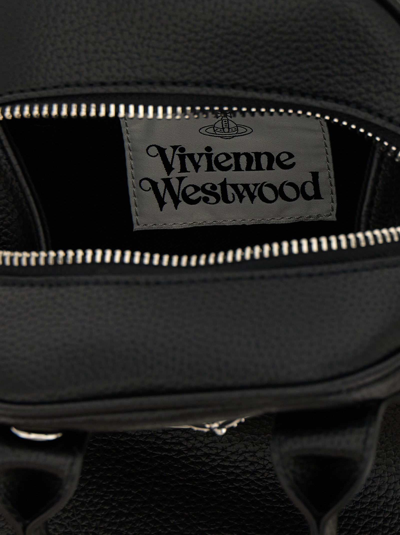 Vivienne Westwood Black Polyethylene Handbag
