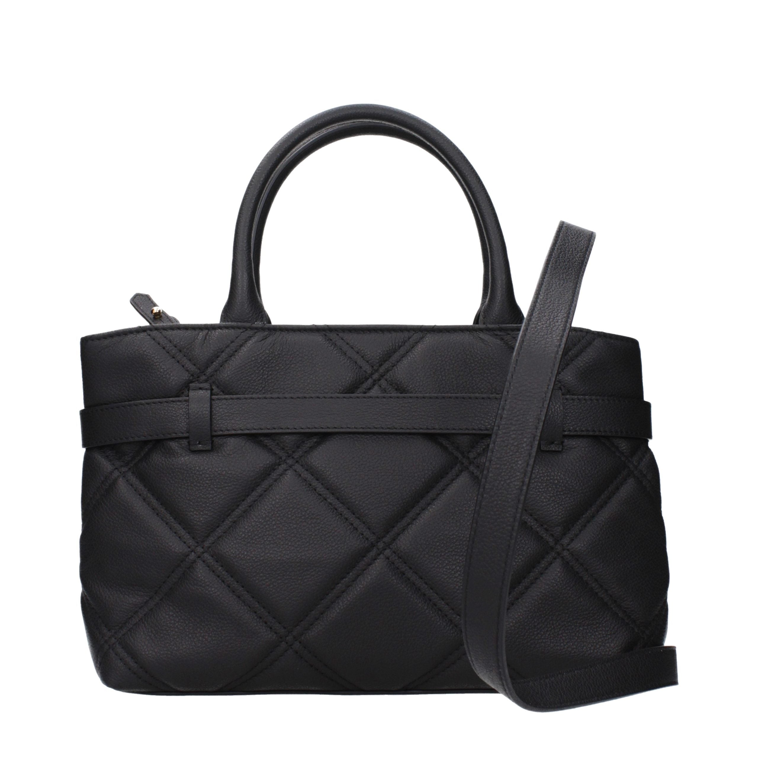 Versace Black Leather Handbag