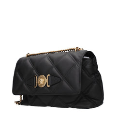 Versace Black Leather Crossbody Bag