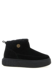 PINKO Black Polyester Ankle Boots