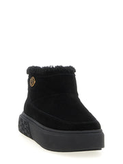 PINKO Black Polyester Ankle Boots
