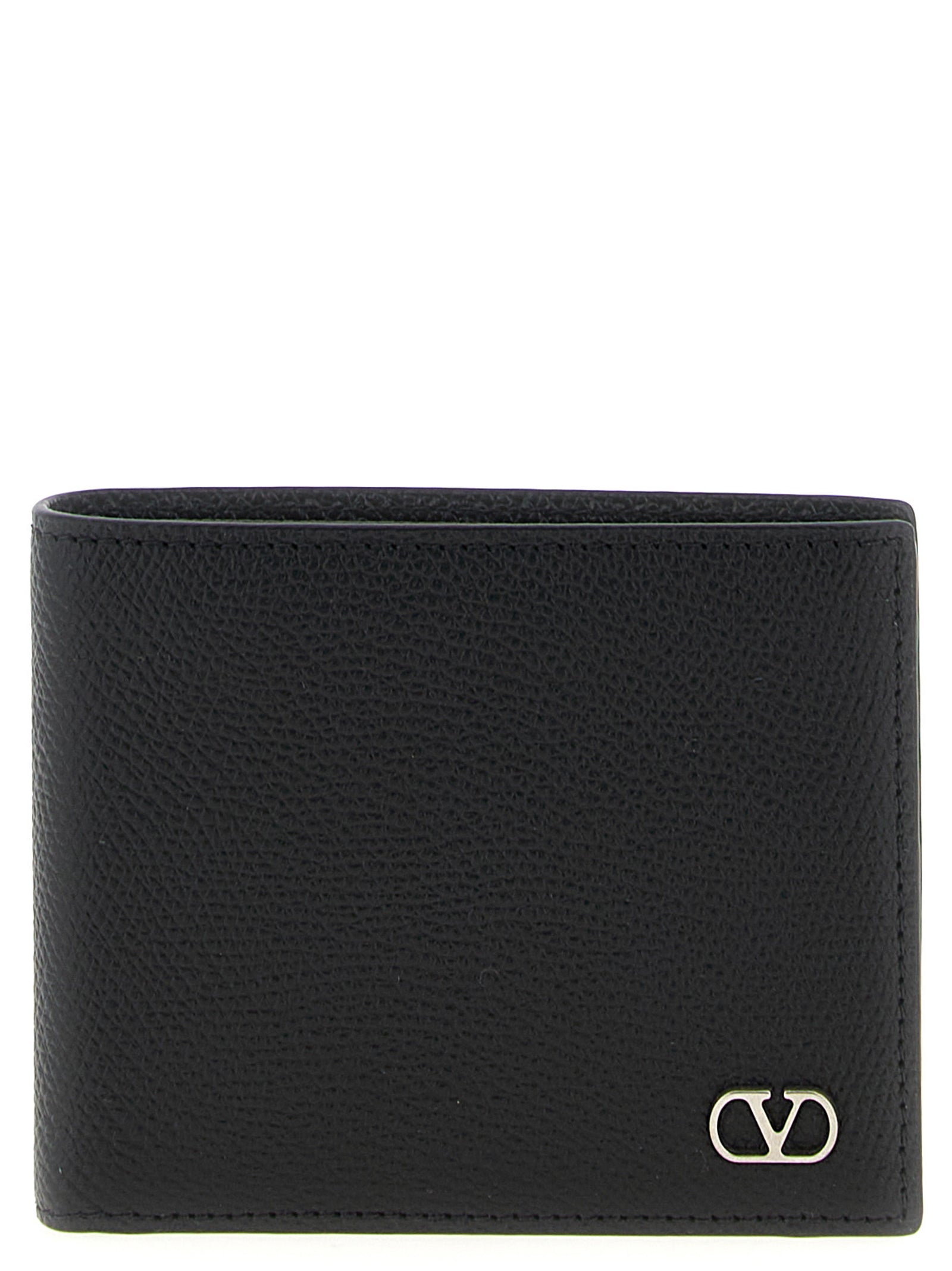 Valentino Garavani Black Calfskin Wallet