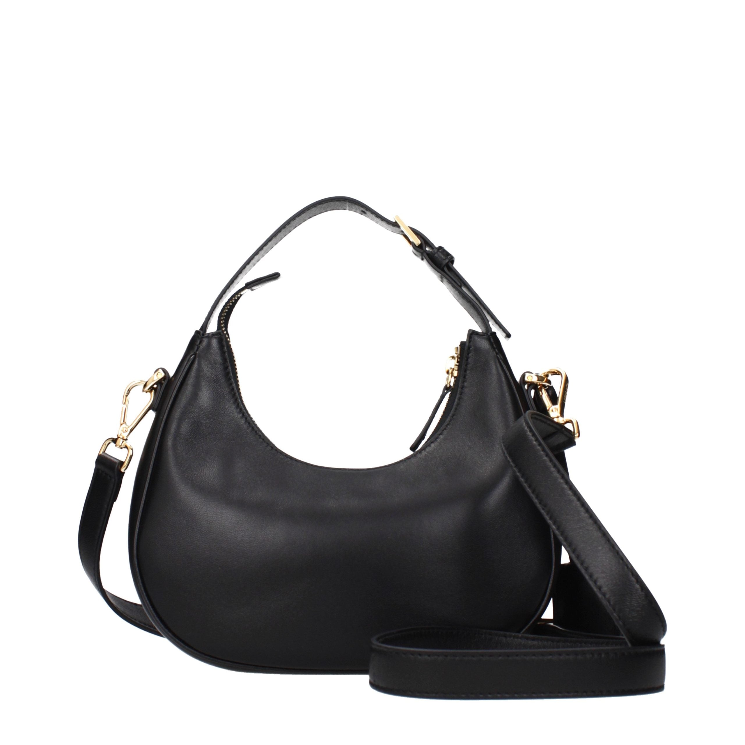 Versace Black Leather Handbag