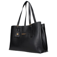 Versace Black Leather Shoulder Bag