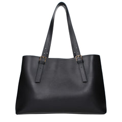 Versace Black Leather Shoulder Bag