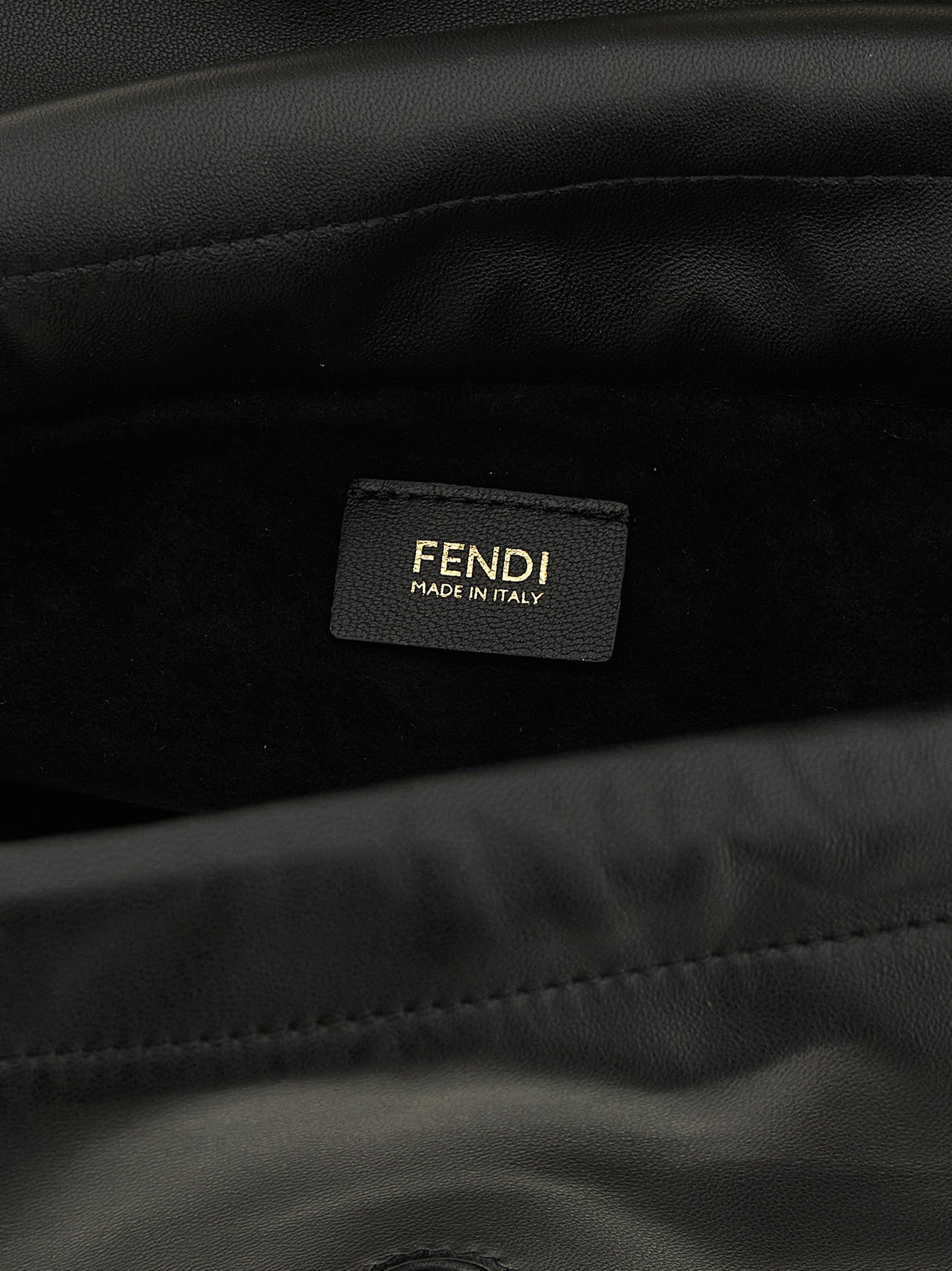 Fendi Black Lamb Leather Handbag