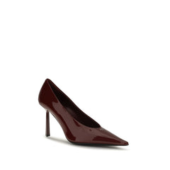 Prada Bordeaux Goatskin High Heel Pumps