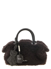 Max Mara Brown Alpaca Leather Handbag