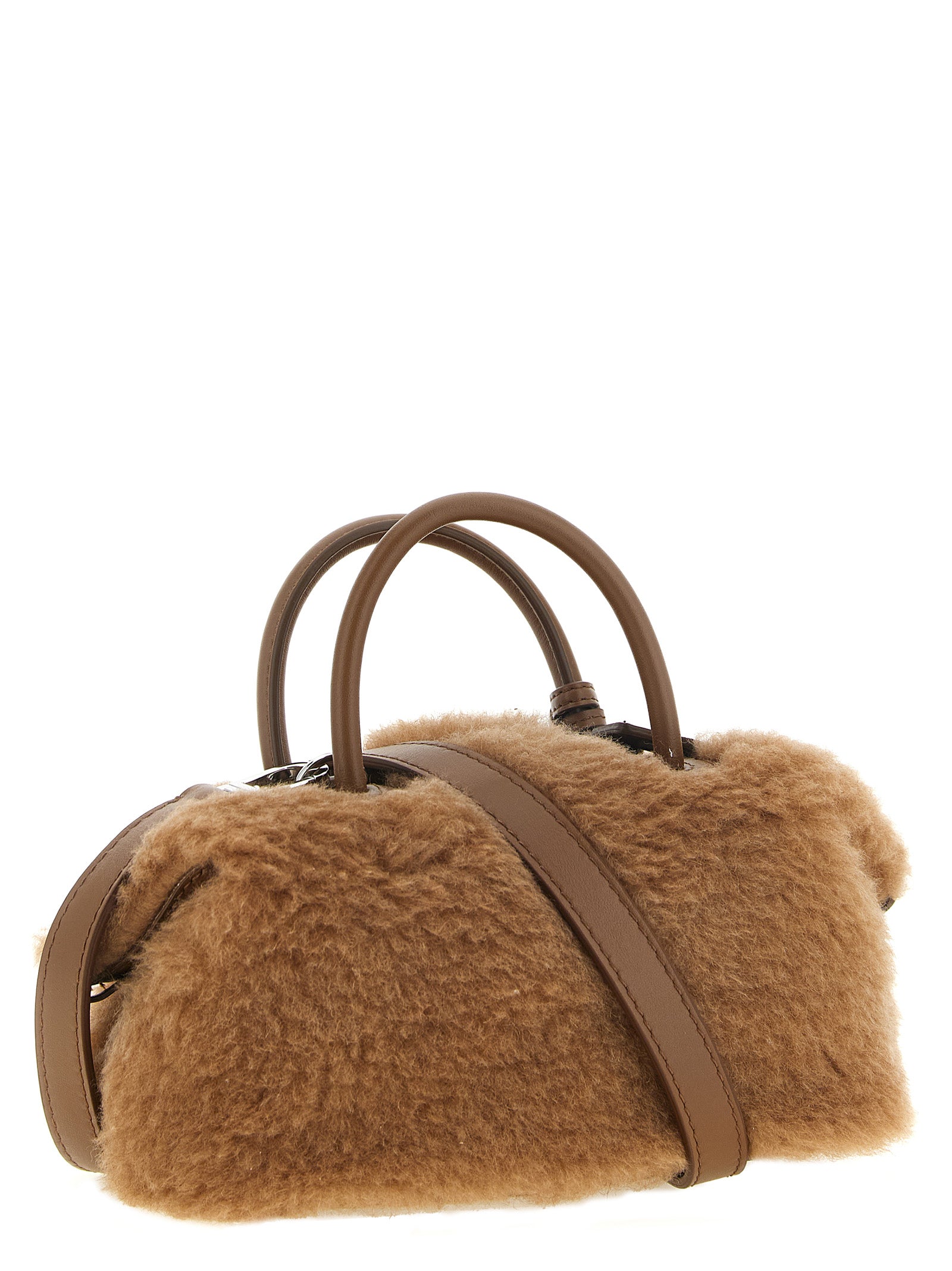 Max Mara Beige Camel Hair  Handbag