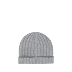 Brunello Cucinelli Gray Cashmere Beanie