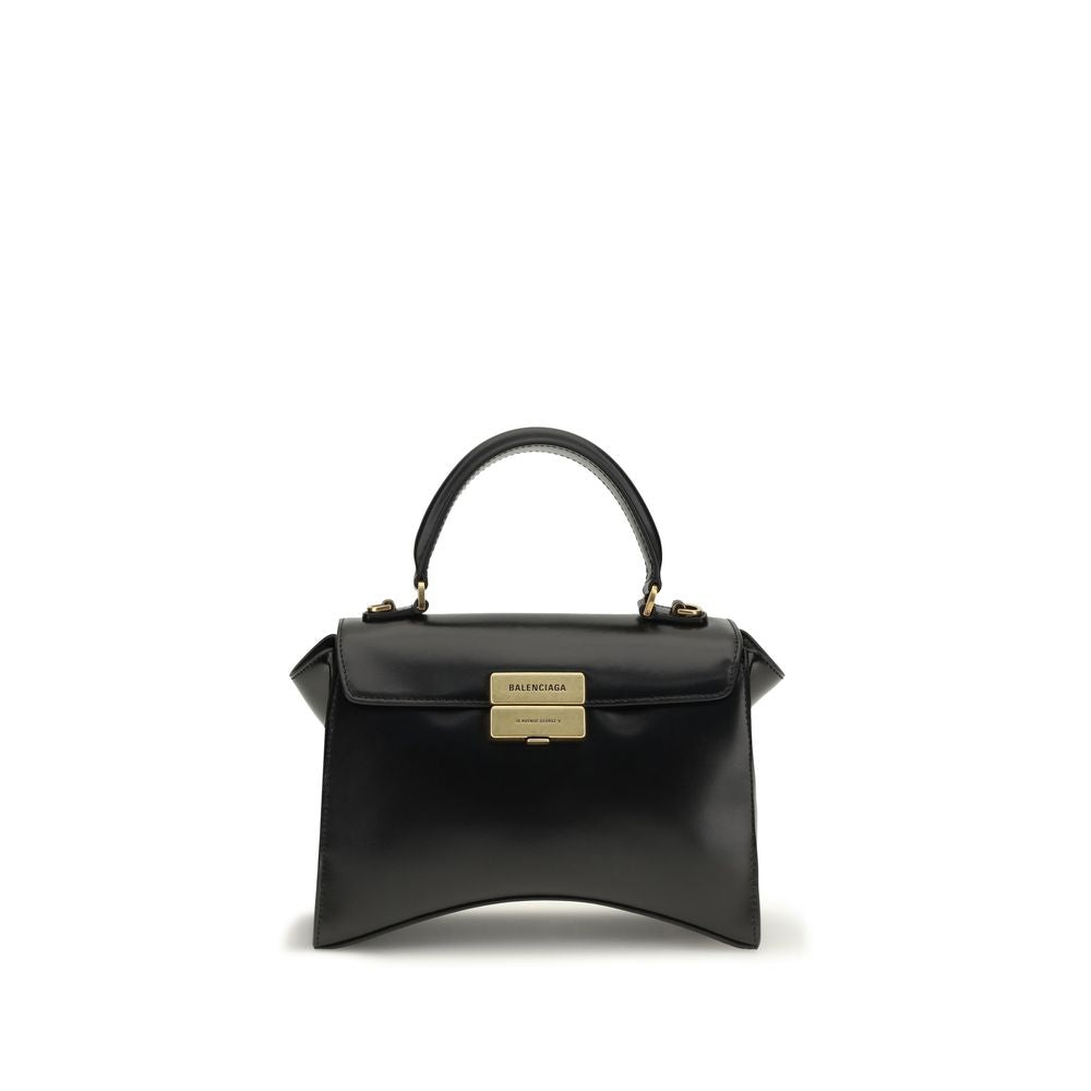 Balenciaga Black Calf Leather Bos Taurus Shoulder Bag