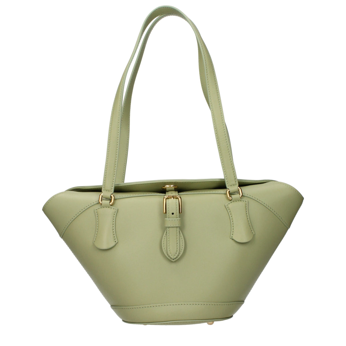 Dolce & Gabbana Green Leather Shoulder Bag