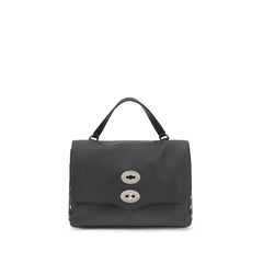 Zanellato Blue Calf Leather Bos Taurus Handbag