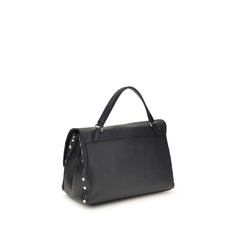 Zanellato Blue Calf Leather Bos Taurus Handbag
