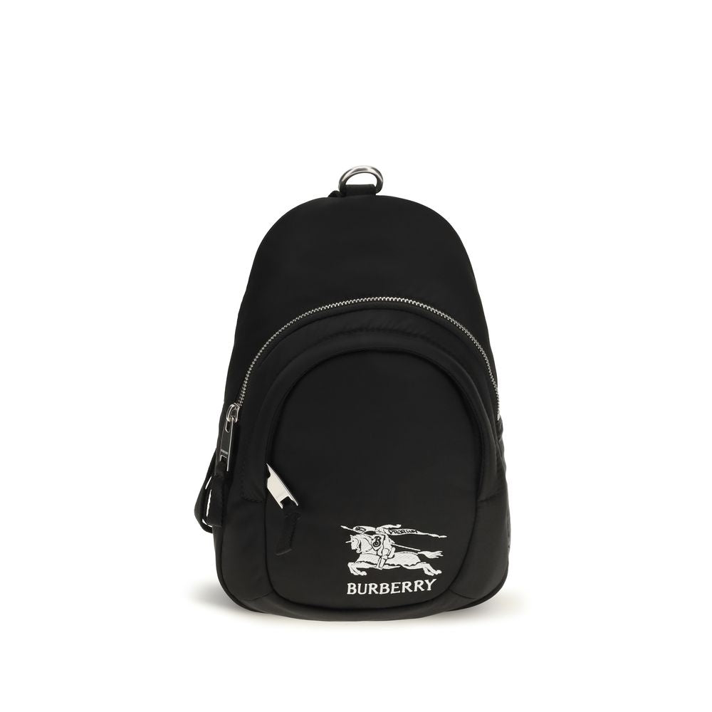 Burberry Black Fabric Shoulder Bag