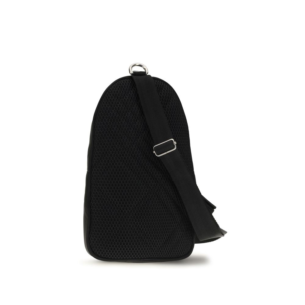 Burberry Black Fabric Shoulder Bag