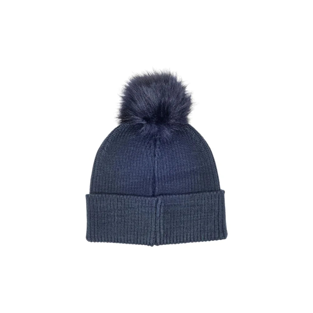 Barbour Blue Viscose Beanie